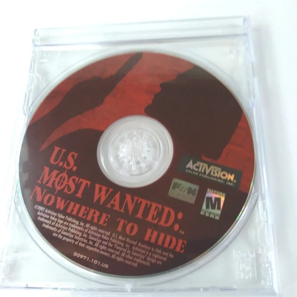 U.S. MOST WANTED‎ Nowhere to Hide Strategy Shooter Windows PC Game. No ma…